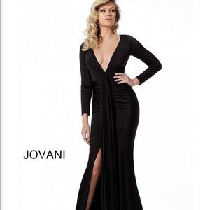 Black long sleeve Jovani dress